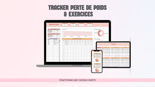 Tracker Perte de Poids & Exercices (Google Sheets)