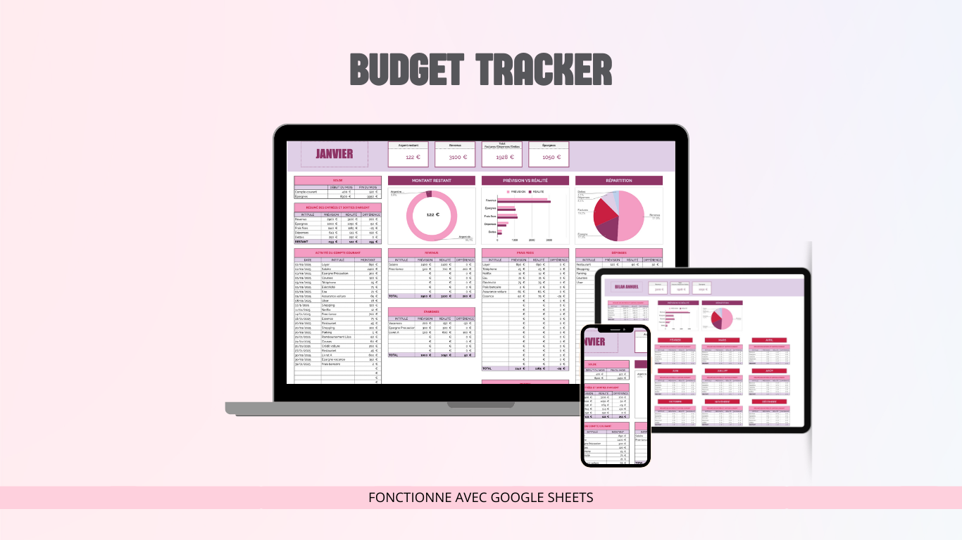 Budget Tracker (Google Sheets)