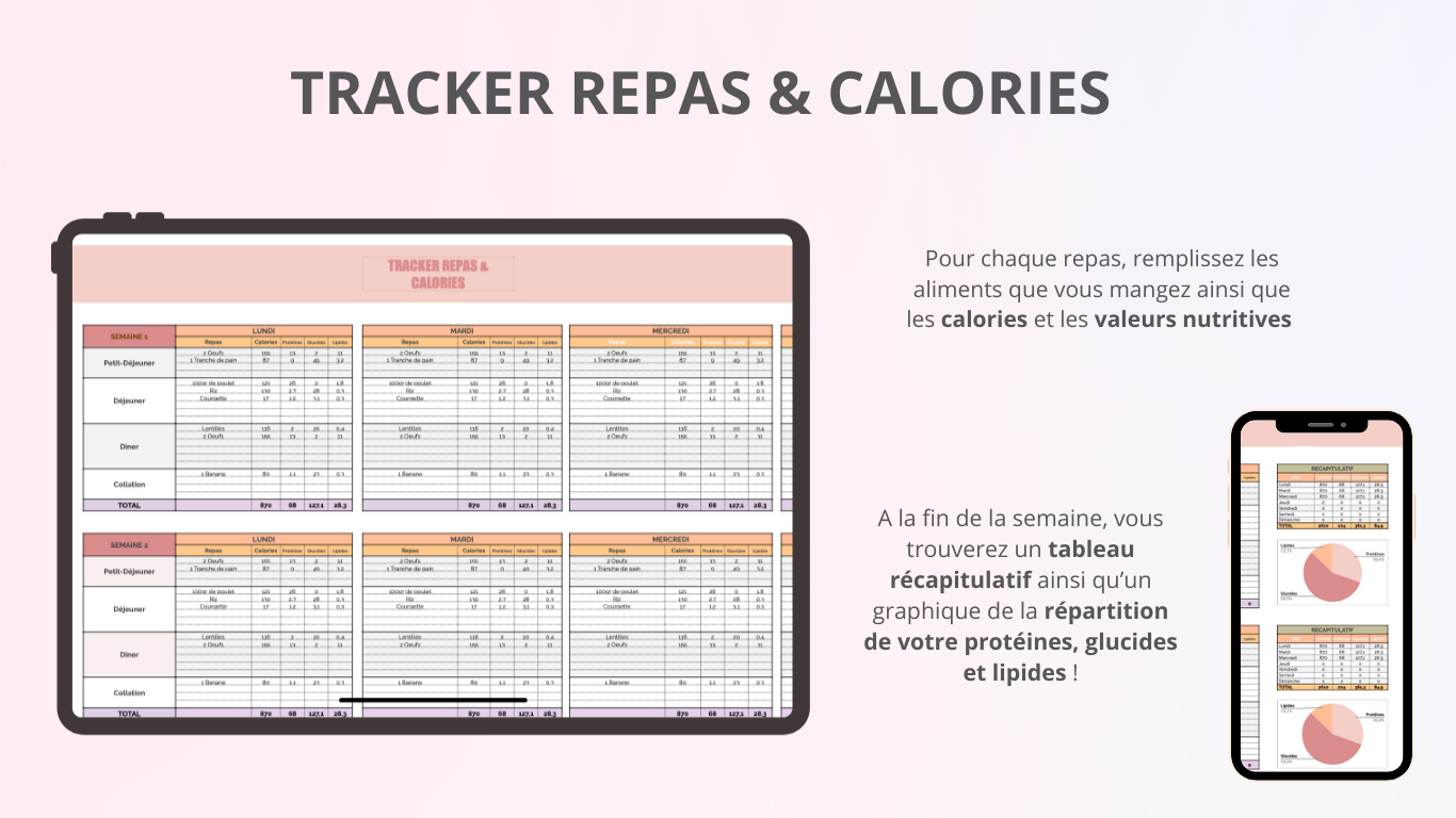 Tracker Perte de Poids & Exercices (Google Sheets)