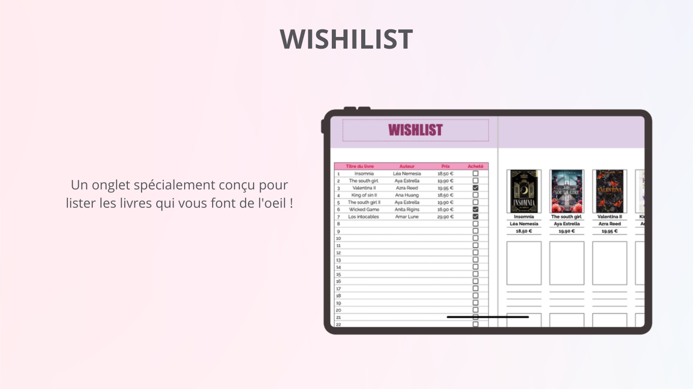 Book Tracker (Google Sheets)